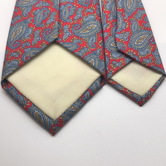 VTG Marshall Field’s Store for men Slim Silk Tie Paisley Pattern - Picture 6 of 6